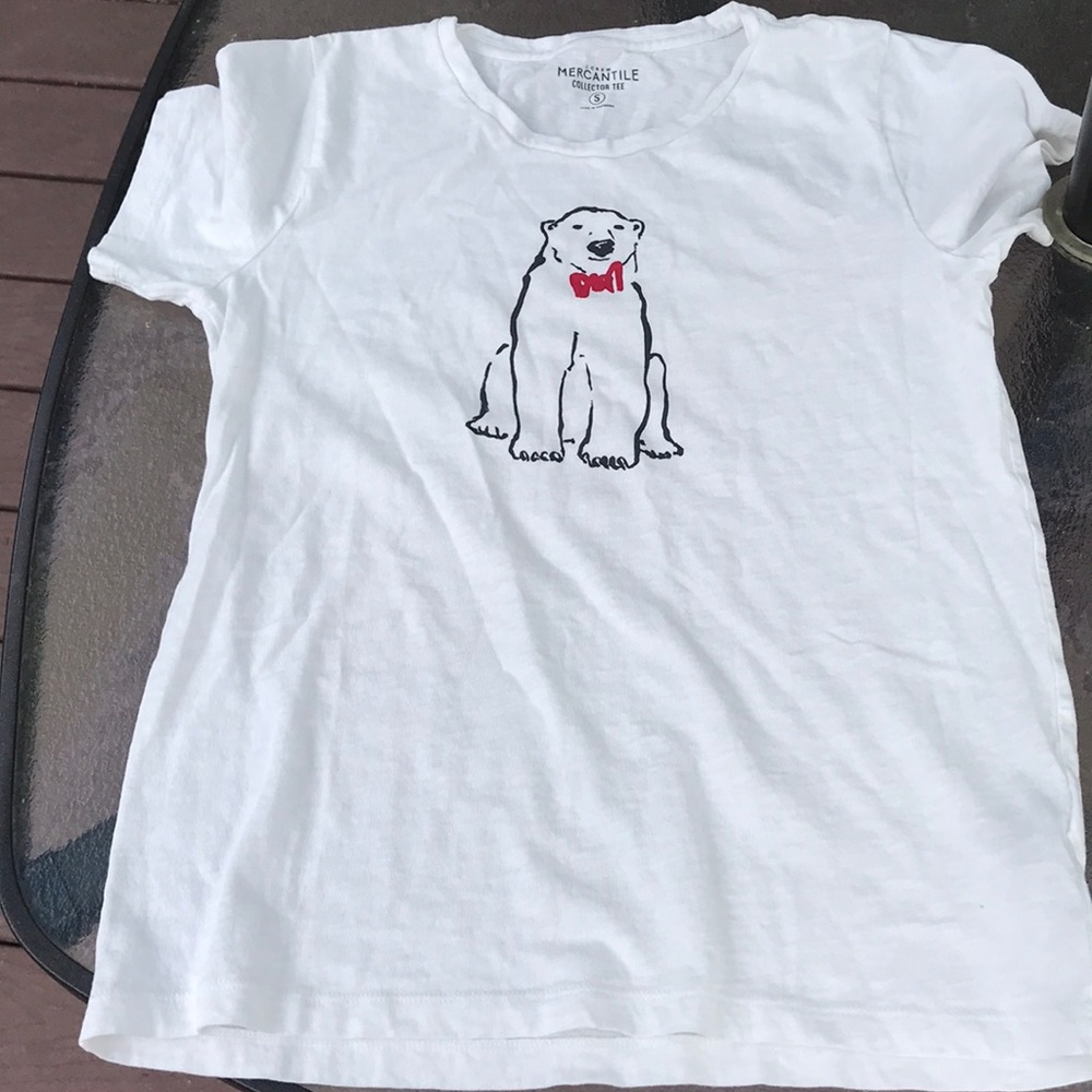 J.crew mercantile t-shirt size small white womens